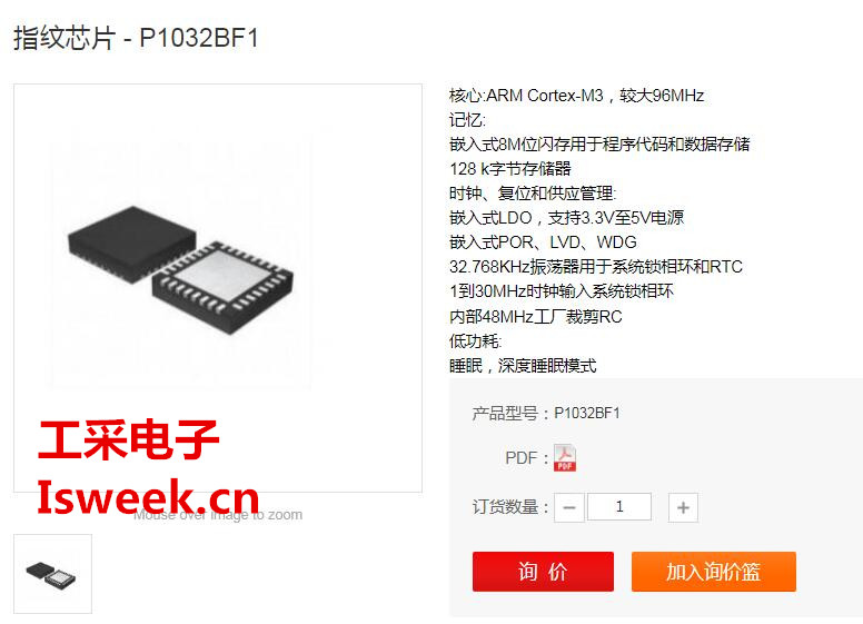 AG九游会·「中国」官方网站应用在智能门锁领域中的国产指纹芯片(图1)
